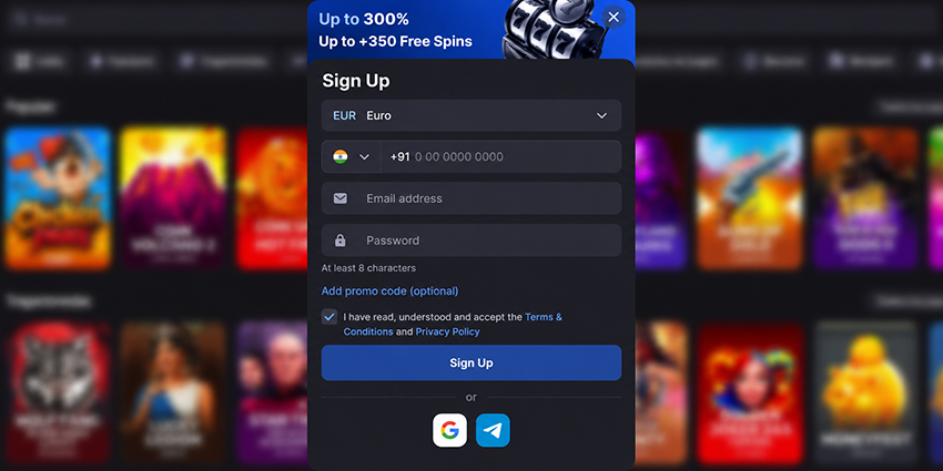 Winum casino registration